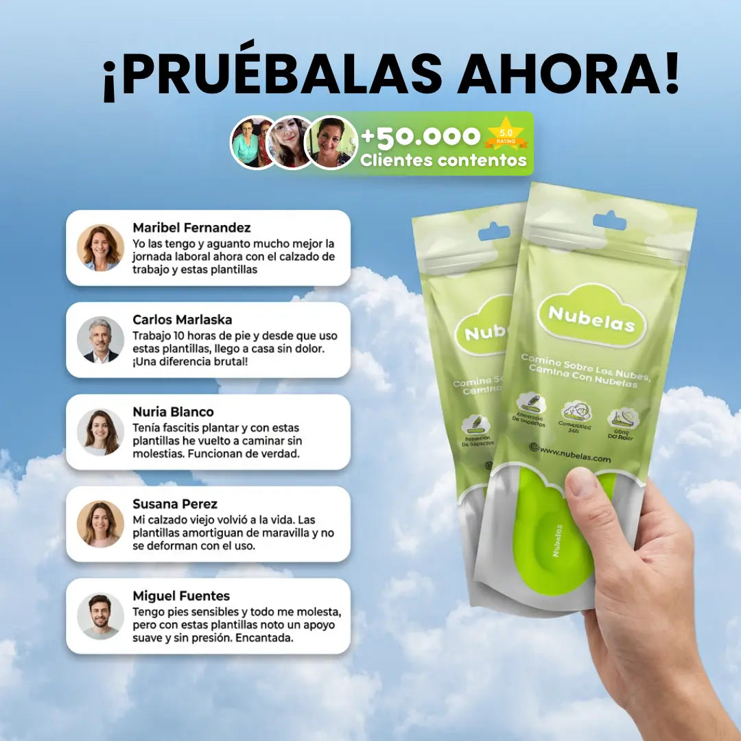 Plantillas Nubelas | Comodidad en cada pisada