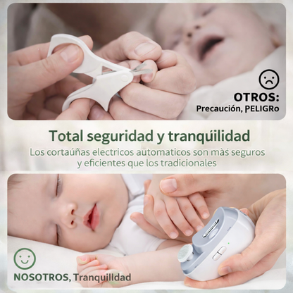 Cortaúñas y Pulidor Eléctrico 3 en 1™ Uñas perfectas en segundos, sin cortes ni esfuerzo.